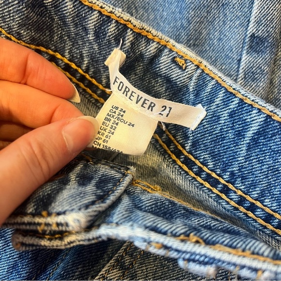 Forever 21 Wide Leg Denim Jeans - Picture 4 of 4